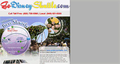 Desktop Screenshot of godisneyshuttle.com